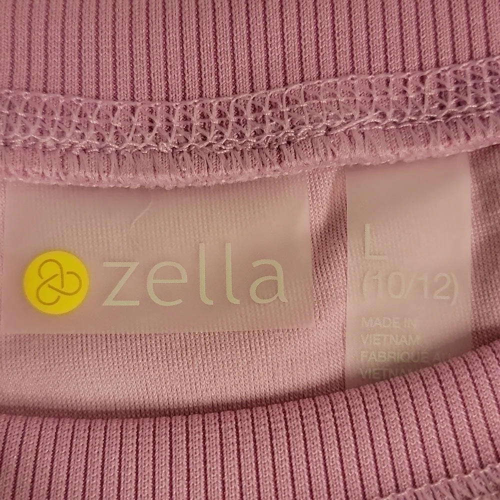 Zella Girl purple opera sweatshirt size large NWT